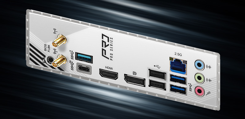 Flexibel integrierbare I/O-Blende